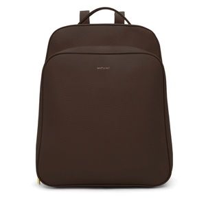 NWT Matt & Nat Vegan Leather Backpack Purity Chocolate